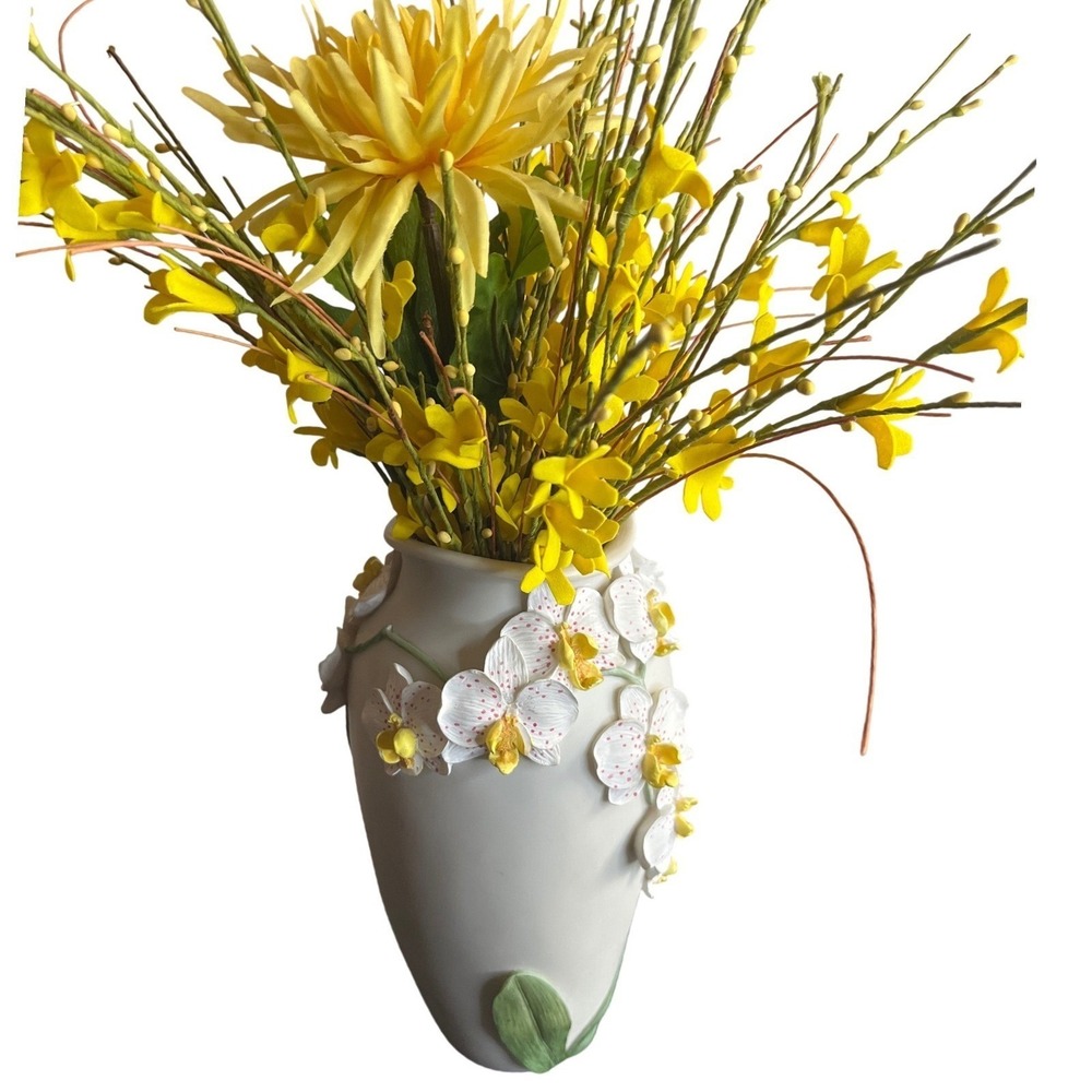Collectible Botanical Iris & Orchid Design Inc Phalaenopsis Orchid 3D Vase‎